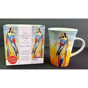 Maxine Noel Canadian First Nations Native Artwork Porcelain Mug, "NOT FORGOTTEN"